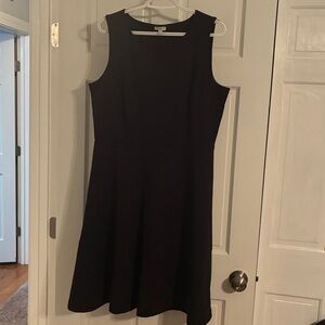 Talbots Elegant Black Sleeveless Dress